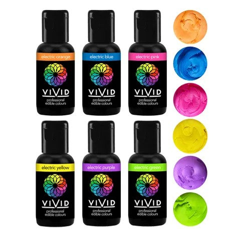 Vivid Gel Colours Electric 6 Pack