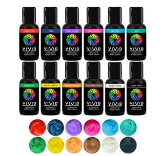 Vivid Gel Colours 12 Pack