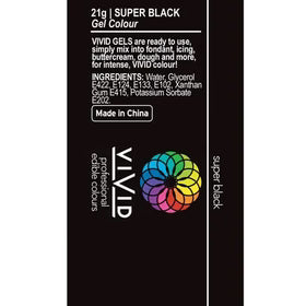 Vivid Gel Colour Super Black 21g