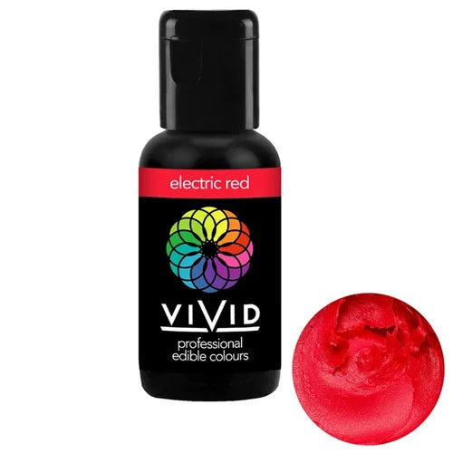 Vivid Gel Colour Electric Red 21g