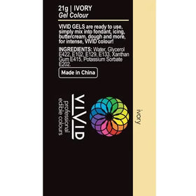 Vivid Gel Colour Ivory 21g