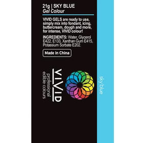 Vivid Gel Colour Sky Blue 21g